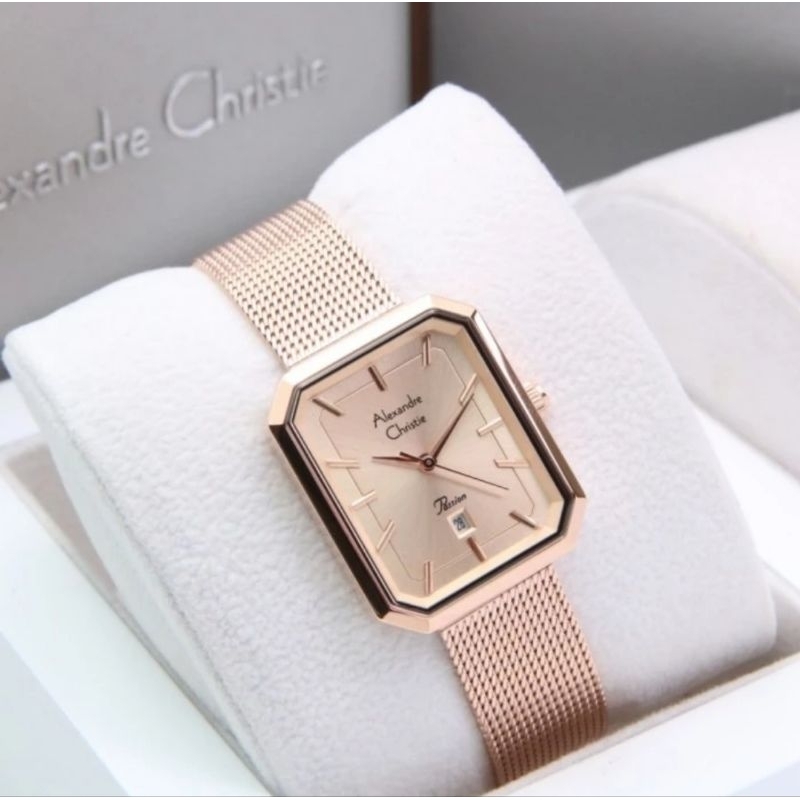 JAM TANGAN WANITA ALEXANDRE CHRISTIE AC2B29 AC 2B20 RANTAI PASIR SAND STRAP