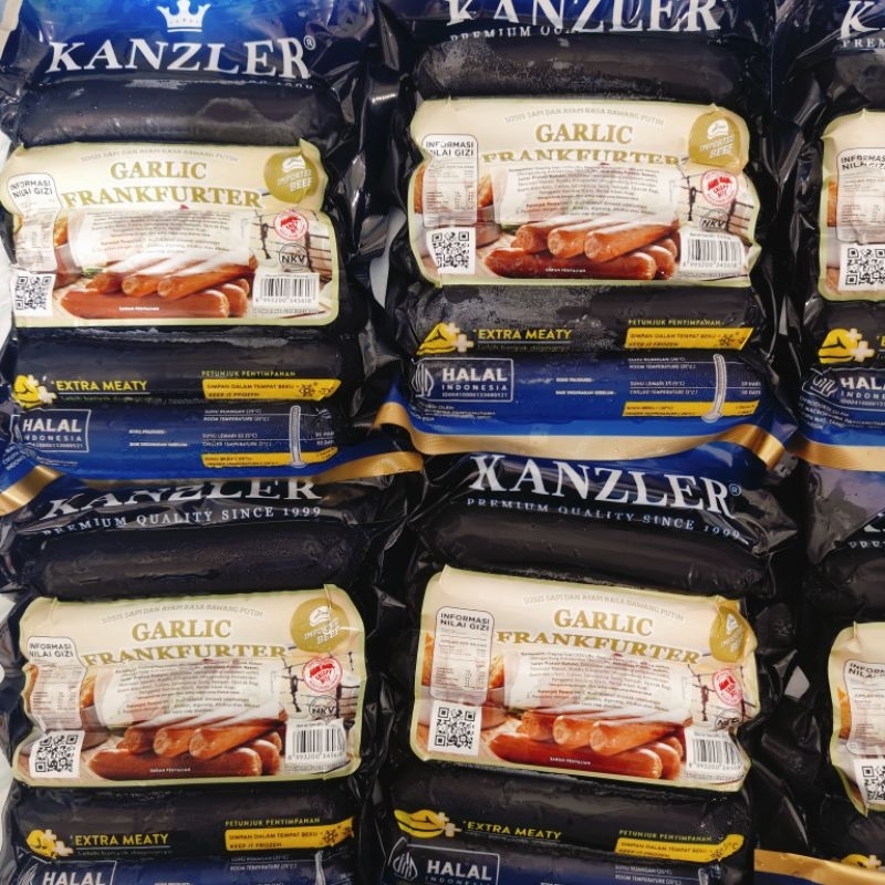 

KANZLER GARLIC FRANKFURTER 300GR