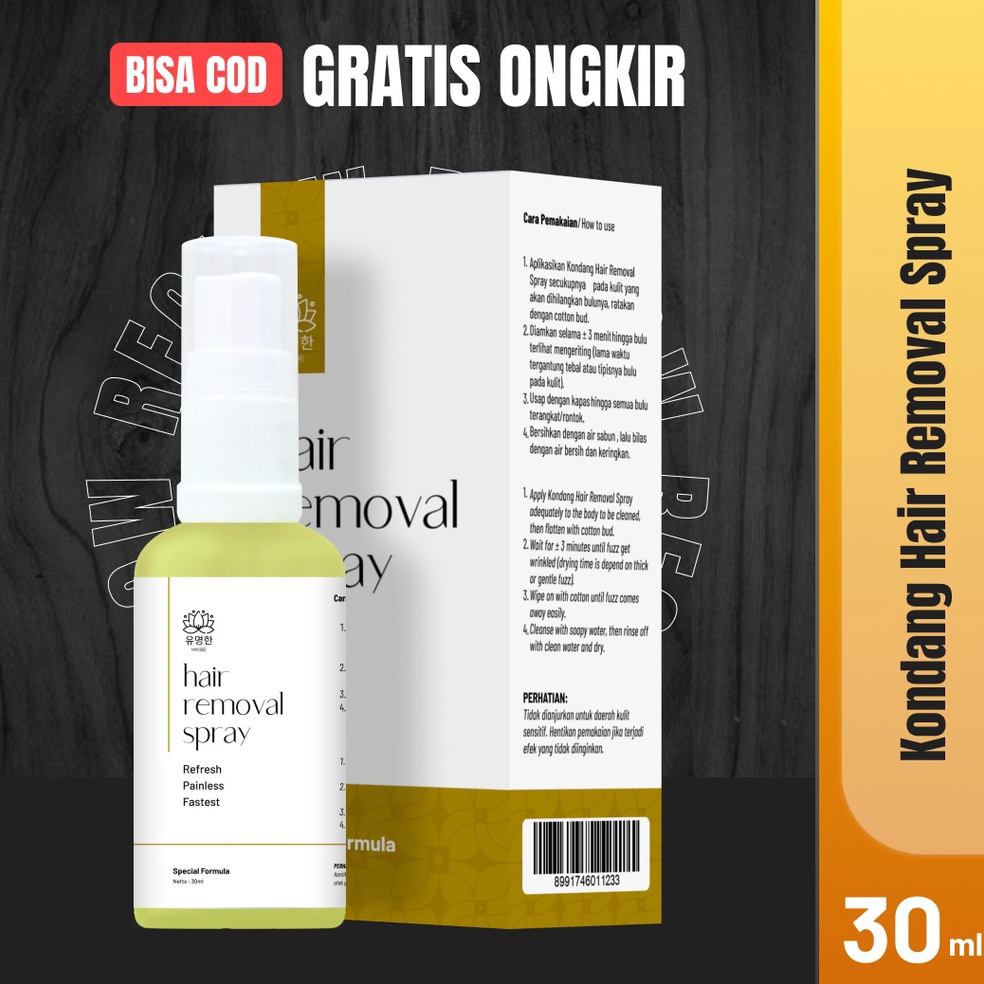 ART K97Z Perontok Bulu Permanen Bpom Kondang Hair Removal Spray Waxing Penghilang Bulu Ketiak Tangan