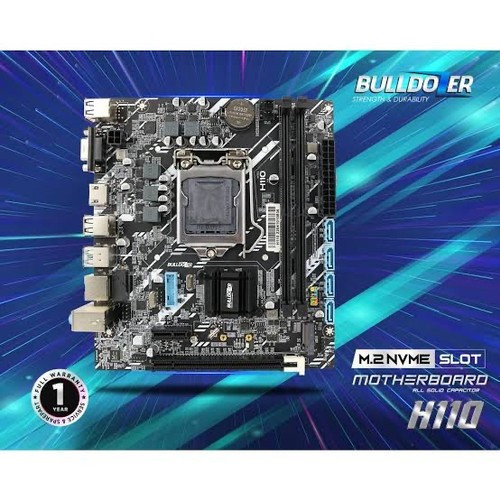 PAKET MOTHERBOARD BULLDOZER H110 NVME INTEL 1151 + PROCESOR