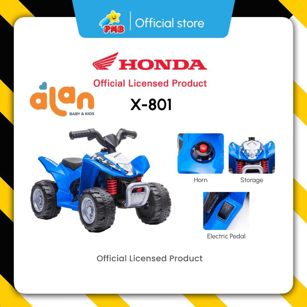 PMB Tolocar X801 Honda ATV Electric - Motor Mainan Anak