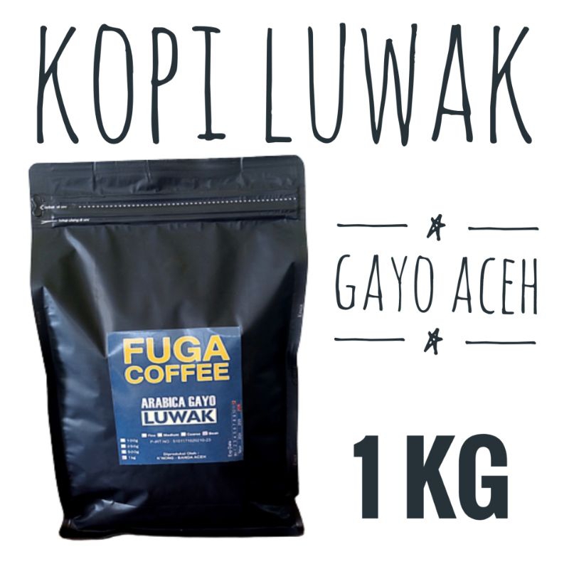 

Kopi Luwak Gayo Aceh Asli 1Kg