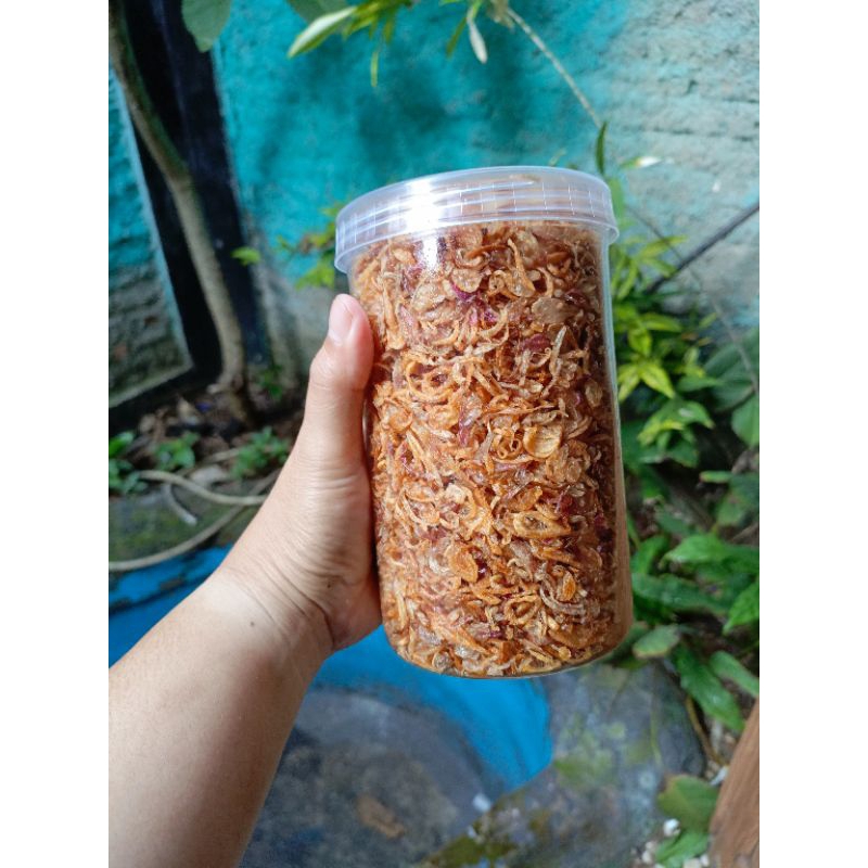 

BAWANG GORENG PREMIUM DAPOER NGEBUL 275gr Kemasan Toples