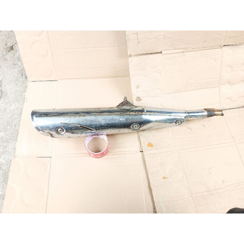 slencer silencer knalpot karisma 125 supra x 125 lama original copotan halus