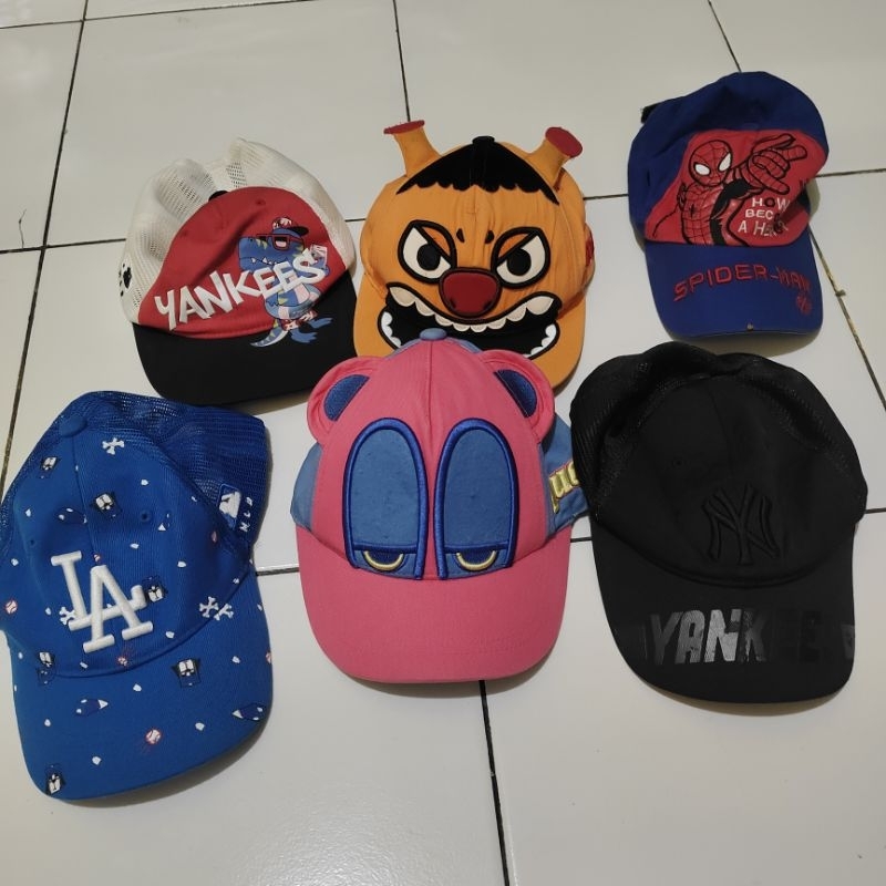 topi anak MLB dan elstinko original