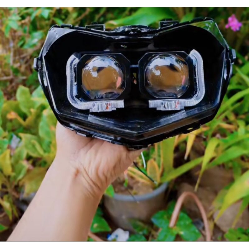 BILED CUSTOM SUPRA X 125 BATMAN BILED MATRIX X1 2PCS CUSTOM BILED MATRIX X1 SUPRA BATMAN