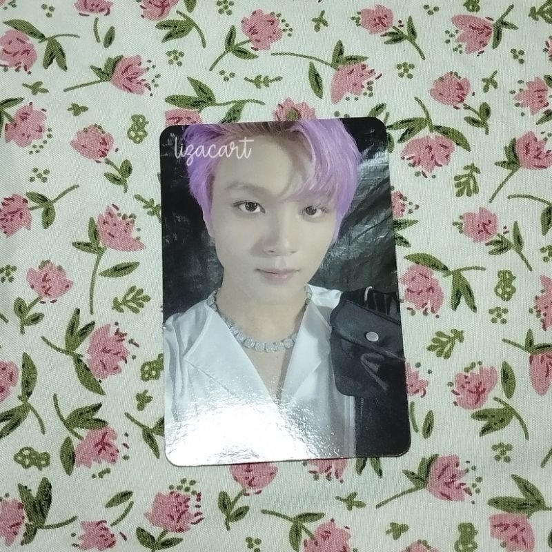 pc photocard official haechan mng meet and n greet 2 baddies invational rambut ungu