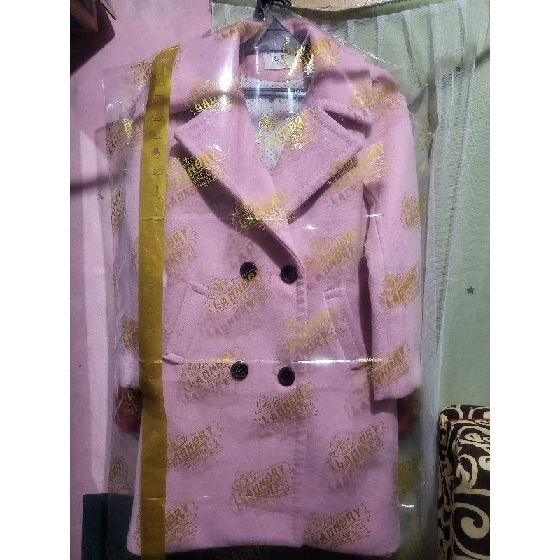 COAT BABY PINK TEBAL UNTUK WINTER