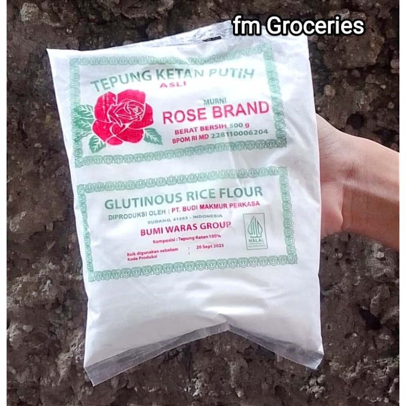 

Rose Brand Tepung Ketan premium 500 gram