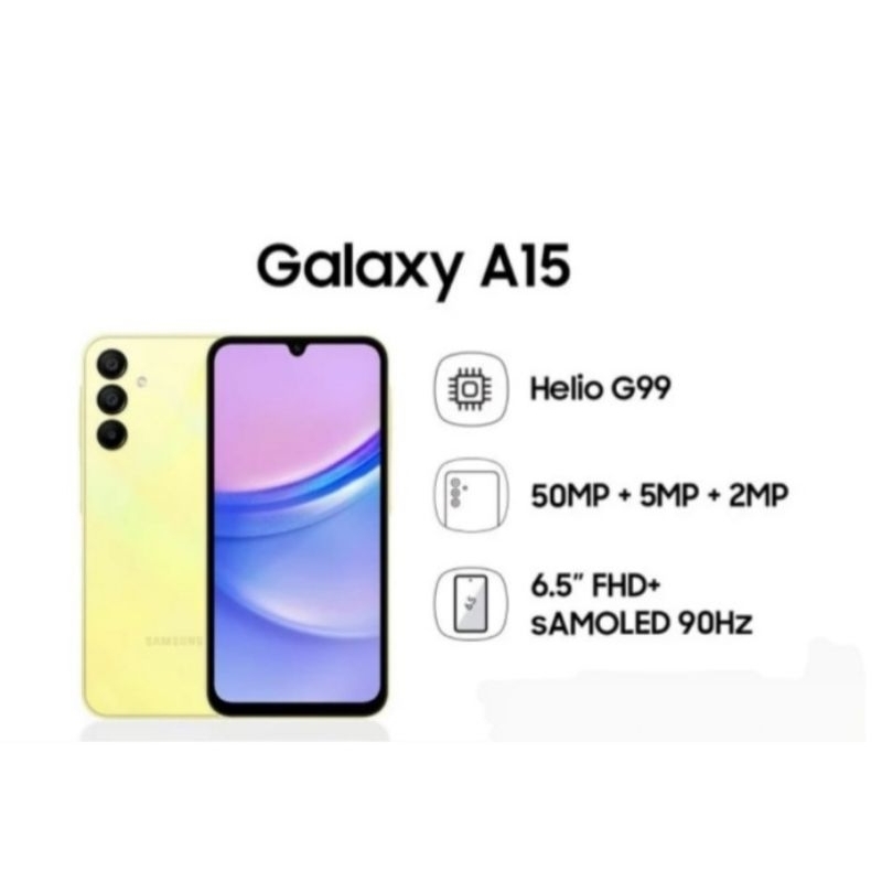 HP SAMSUNG GALAXY A15 8/128 GB - SAMSUNG A 15 RAM 8GB ROM 128GB RESMI