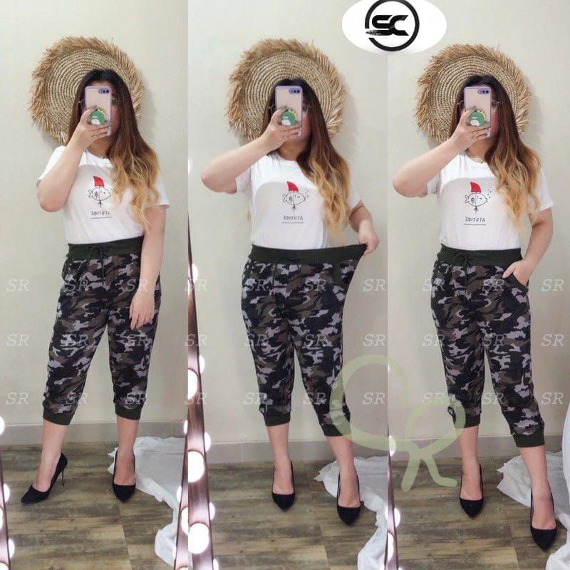 CELANA WANITA ARMY JOGER 7/8 TERBARU/CELANA JOGER ARMY WANITA IMPORT