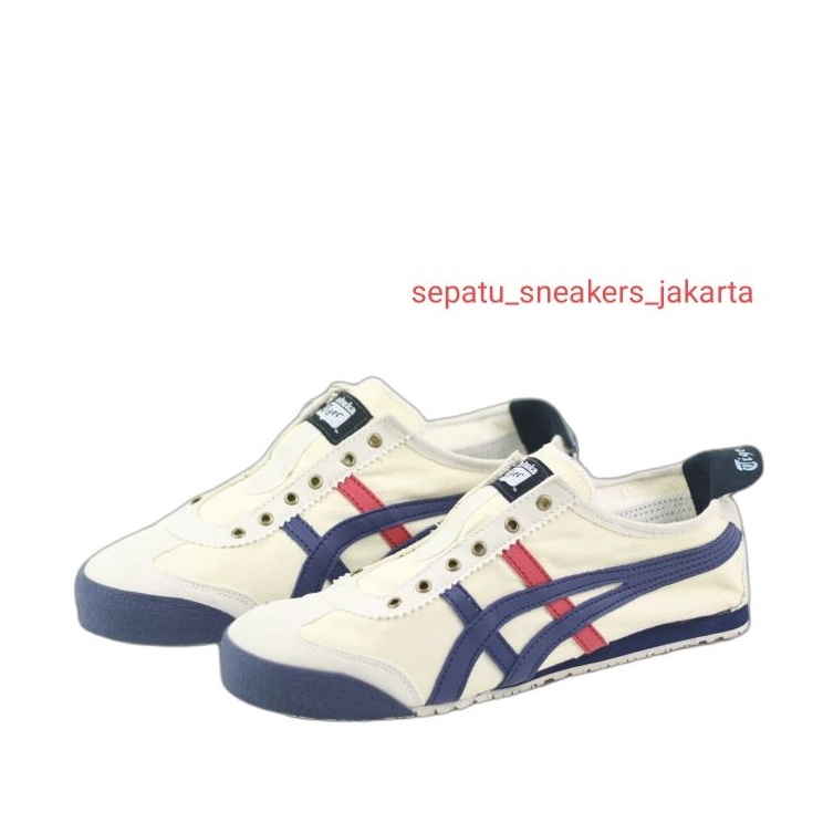 Obral Terlaris  Sepatu Onitsuka Slip On Bahan Kanvas Tanpa Tali