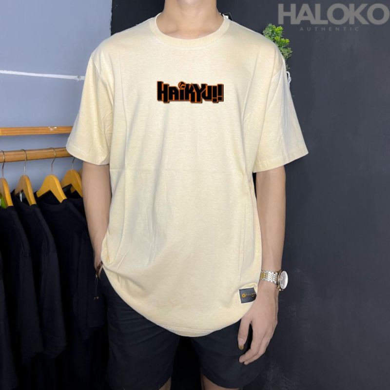 TSHIRT HAIKYUU ORIGINAL HALOKO //KAOS DISTRO||BERKUALITAS//PREMIUM||MURAH //CEWEK COWOK