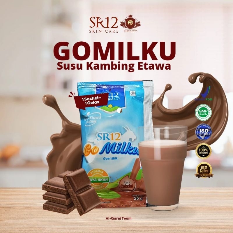 

GOMILKU SUSU KAMBING SACHET / Renteng isi 10 / Gomilku sachet renteng