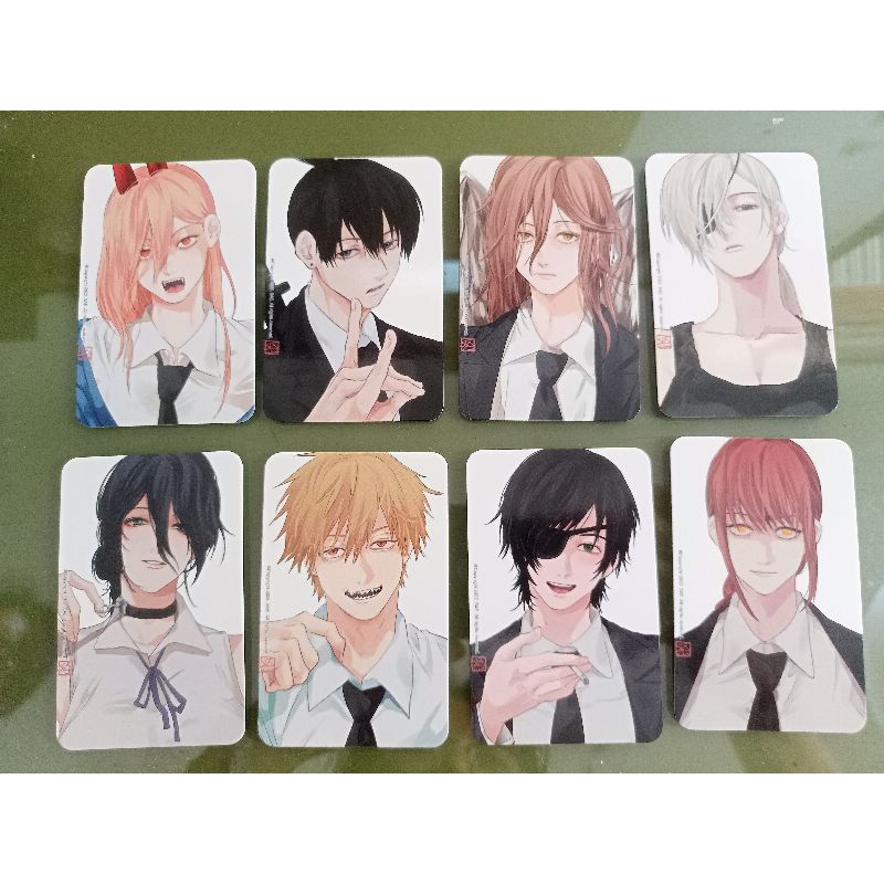 Photocard chainsaw man fanmerch by @chainssaee