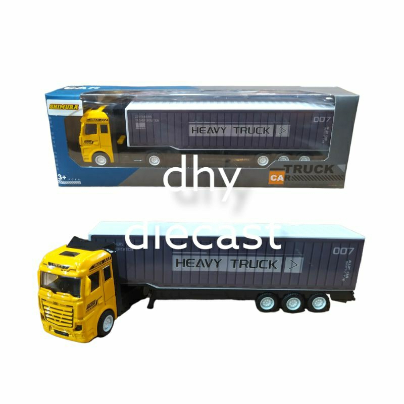 Diecast Truck carrier Truck hauler Trailer Heavy Truck box