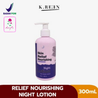 K.REEN Night Lotion Skin Relief Nourishing 300 ml