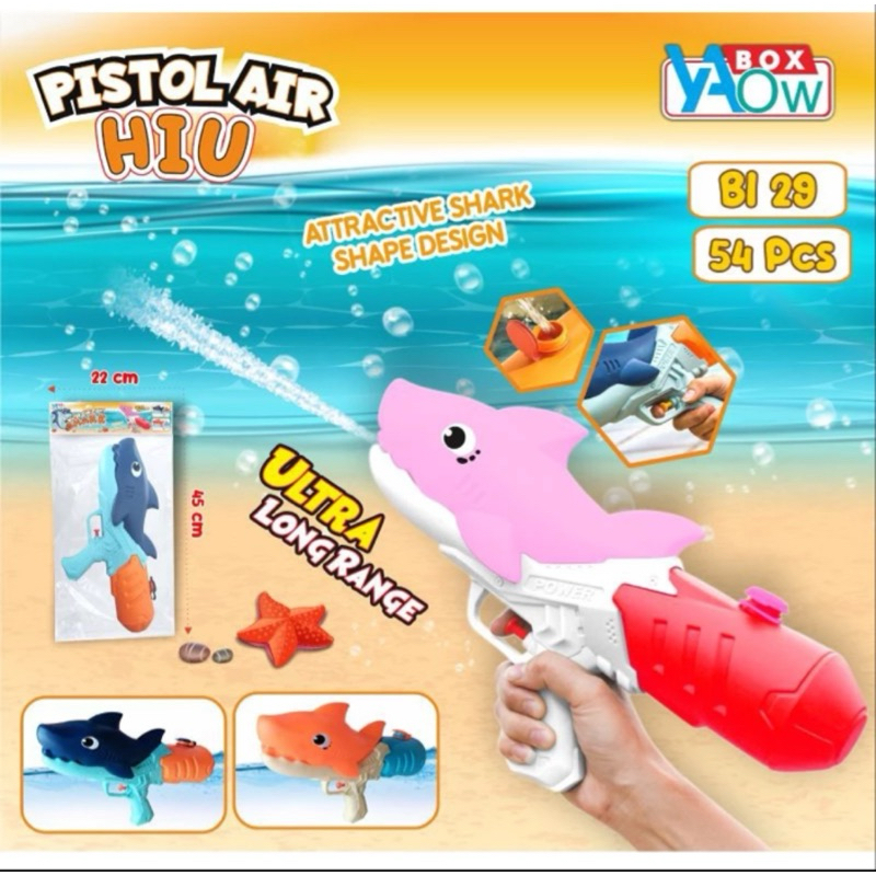 Mainan Pistol Air Hiu/Watergun Hiu/Tembakan Air Hiu/Mainan Pistol Pistolan