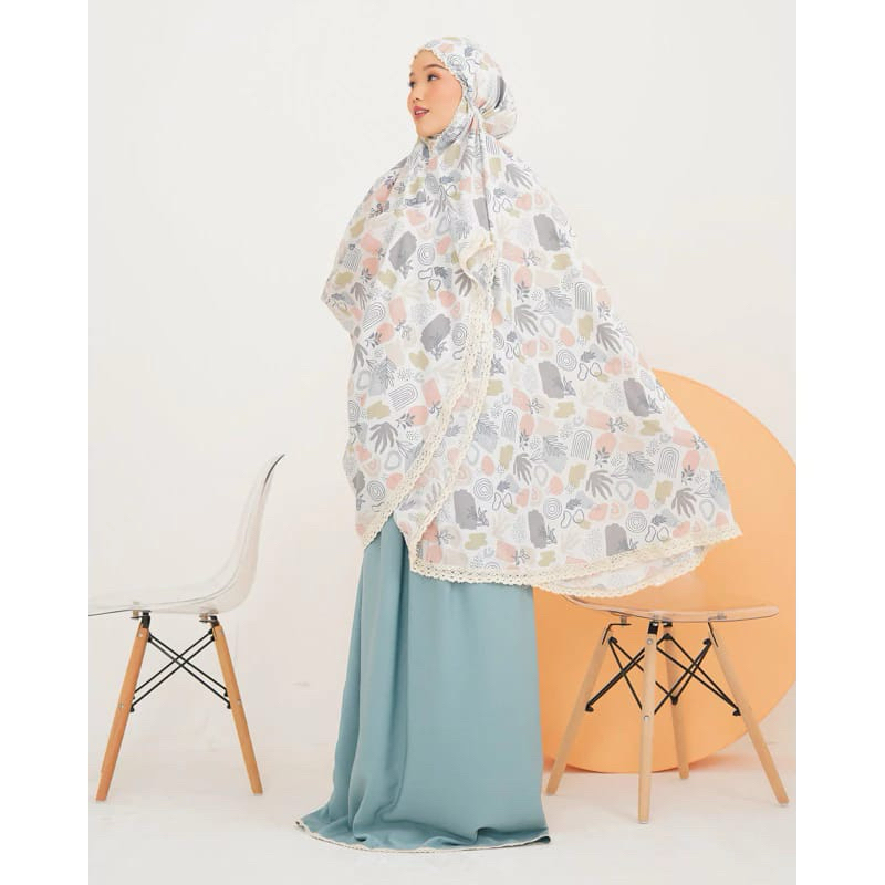 MUKENA RAYON MIX KATUN 2 IN 1 MOTIF UKURAN JUMBO | MUKENA RAYON TERLARIS