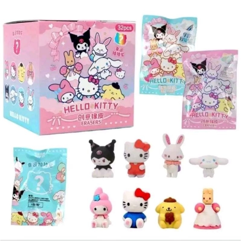 

Blind bag Mystery Box Penghapus Pensil Sanrio 1 pcs