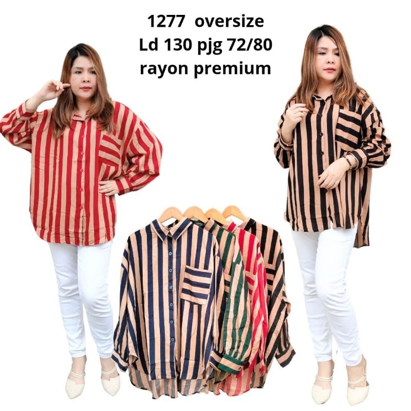 KEMEJA WANITA SALUR OVERSIZE