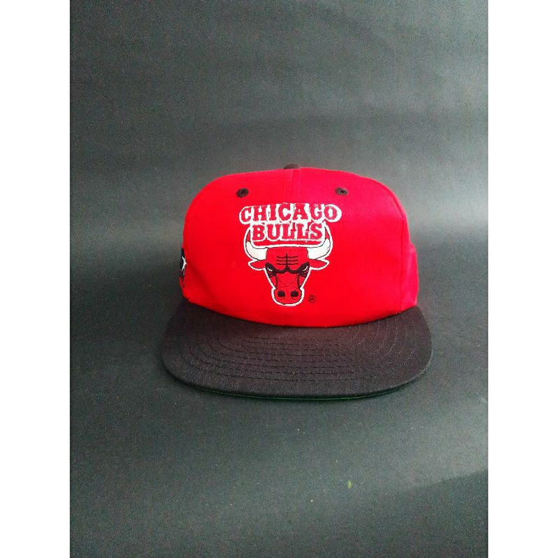 Topi Pria Bekas Bootlag Official NBA x Chicago Bulls