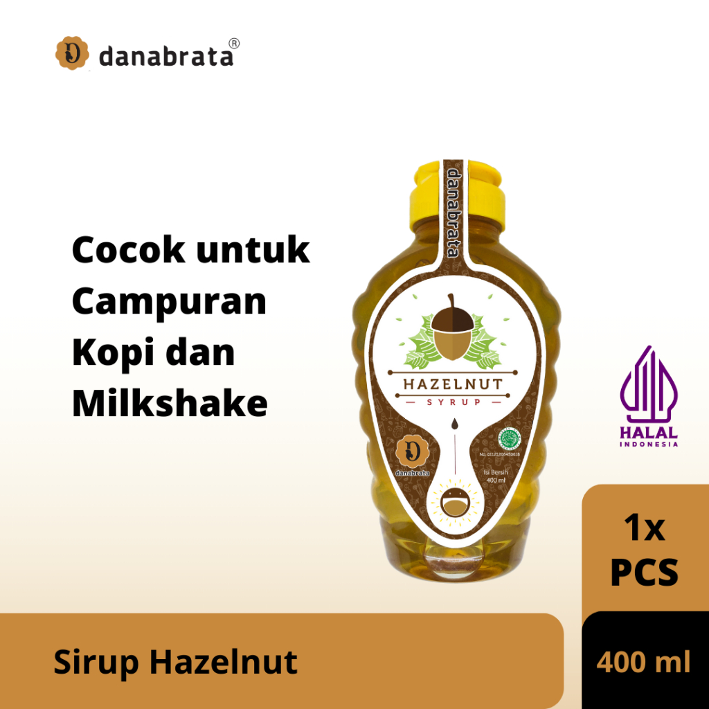 

Danabrata Sirup Hazelnut Campuran Kopi 400 ml / Hazelnut Syrup