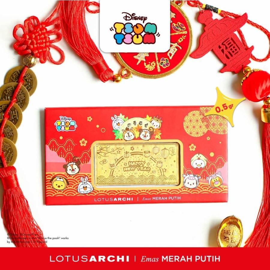 Lotus Archi Disney Tsum Tsum Paper Gold Chinese New Year Edition