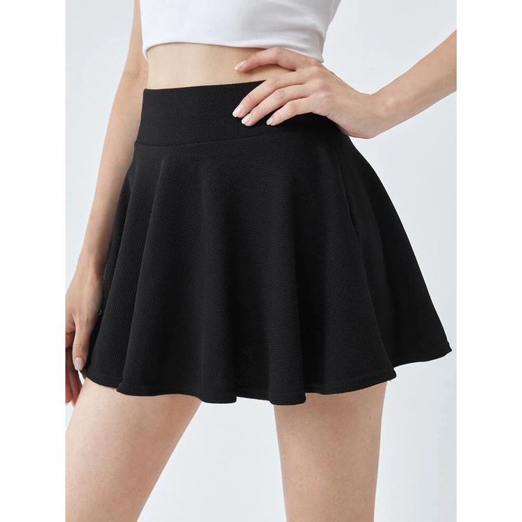 Rok Mini ukuran STANDAR Olahraga Gym Zumba Dancer Skirt Flare Rok Mini Korea