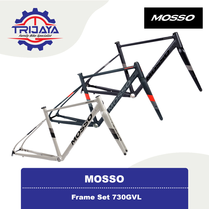 Mosso 730GVL Frame Set Sepeda Gravel [700C] Alloy
