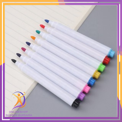

OSB Spidol Papan Tulis Mini Magnet White Board Sepidol Kecil Mini Magnetik Warna Warni Penghapus Wipe And Clean Whiteboard Magnetic Marker Anak Anak Spidol 2 IN 1 t