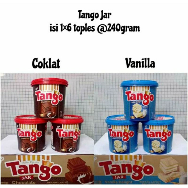 

Tango Jar || Wafer Tango 240gr || Tango Coklat || Tango Vanila || Tango Murah || Kue Kaleng Lebaran Murah || Tango Termurah