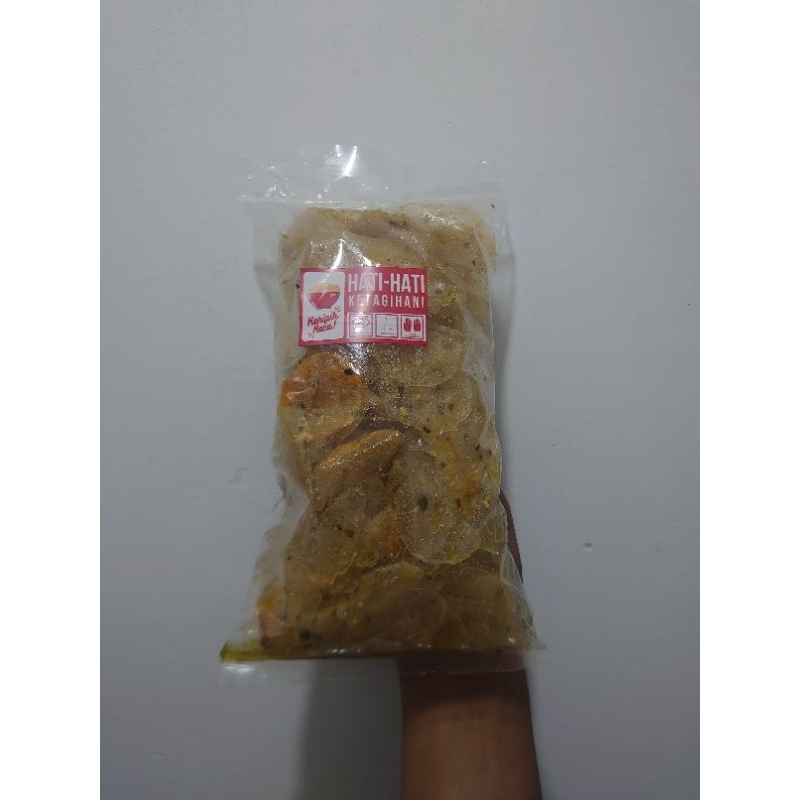 

Keripik kaca / Kirca / Kripca Original Daun jeruk 500gram gram Cemilan