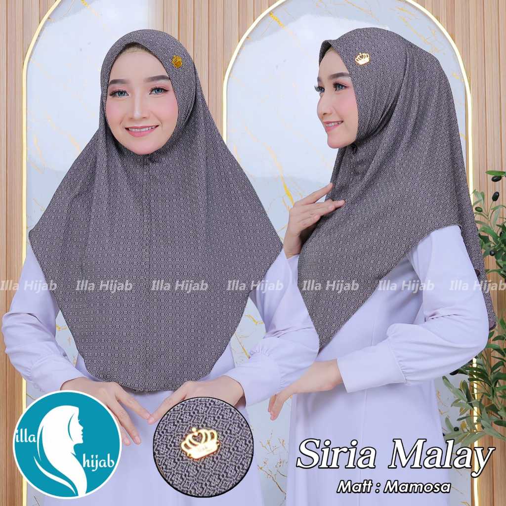 JILBAB INSTAN SYRIA MAMOSA ORIGINAL ILLAH HIJAB / JILBAB INSTAN ALVINA / JILBAB INSTAN KEKINIAN DAN 