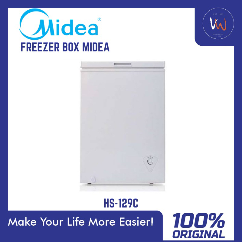Freezer Box Midea HS-129C / Freezer Box 100 Liter / Freezer Daging