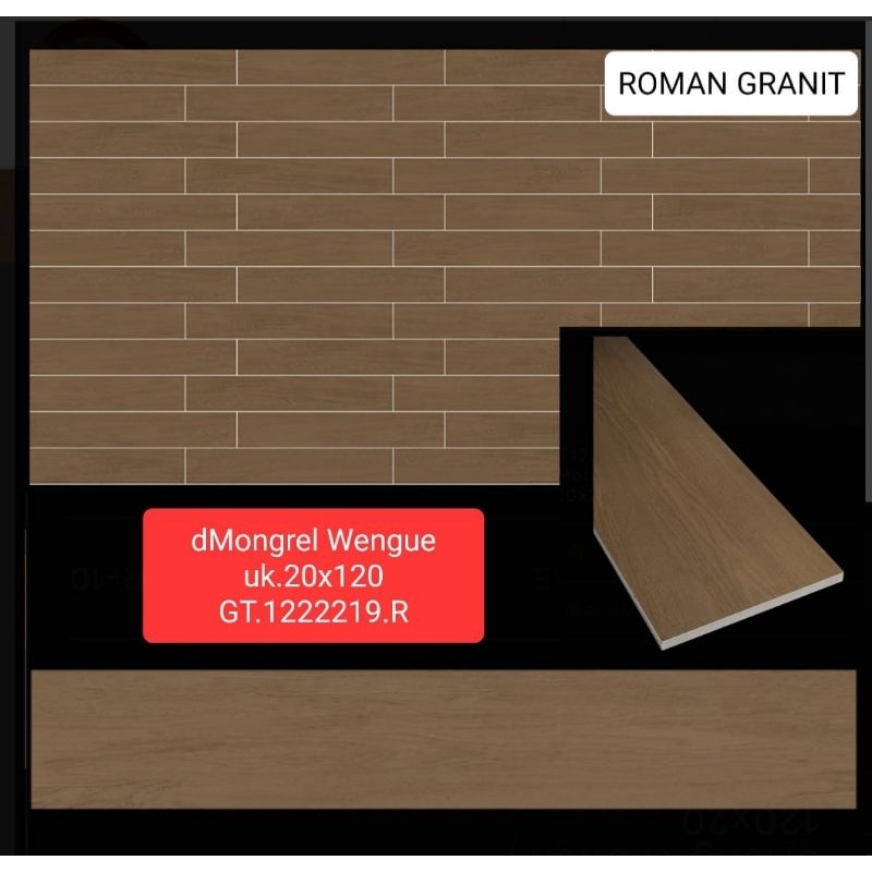 granit lantai uk 20x120 d mongrel wengue roman