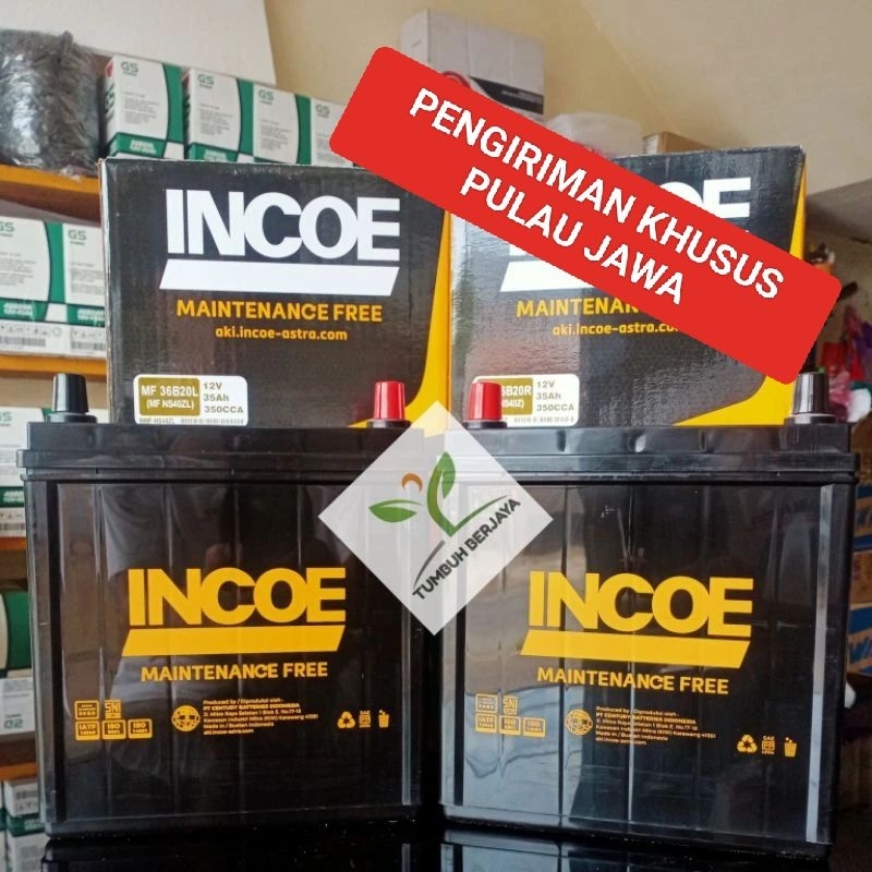 ORIGINAL aki mobil INCOE MF kering NS40Z NS40ZL Xenia Rush Jazz Brio