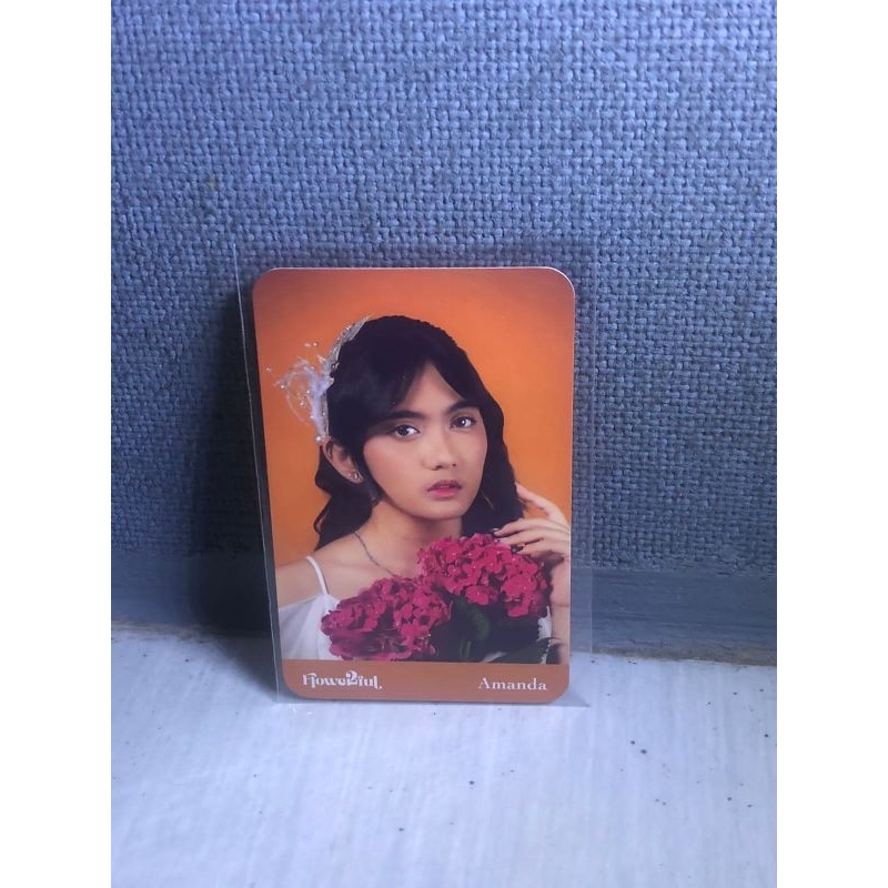 Photocard Jkt48 Flowerful Amanda Official 