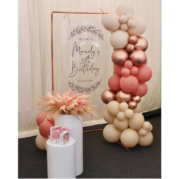 SEWA Besi untuk balon Garland / Welcome Sign / Standing Balon / Backdrop Besi