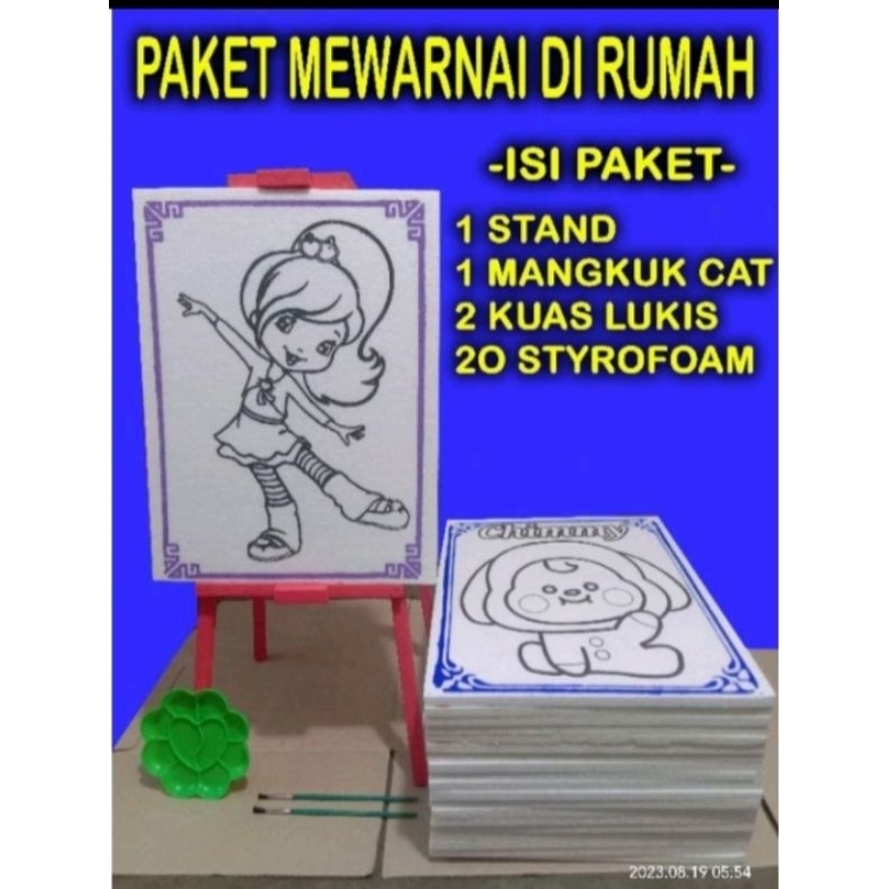 

paket Heppy mewarnai stryfoem