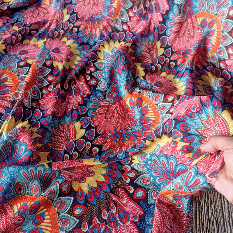 kain zara // kain zara crepe // kain zara crepe motif premium // kain zara motif premium  // kain za