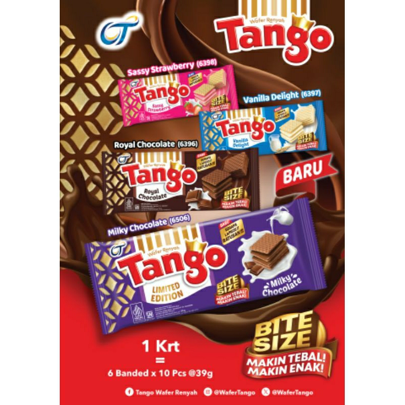 

Tango bite size baru 39 gram @14pcs