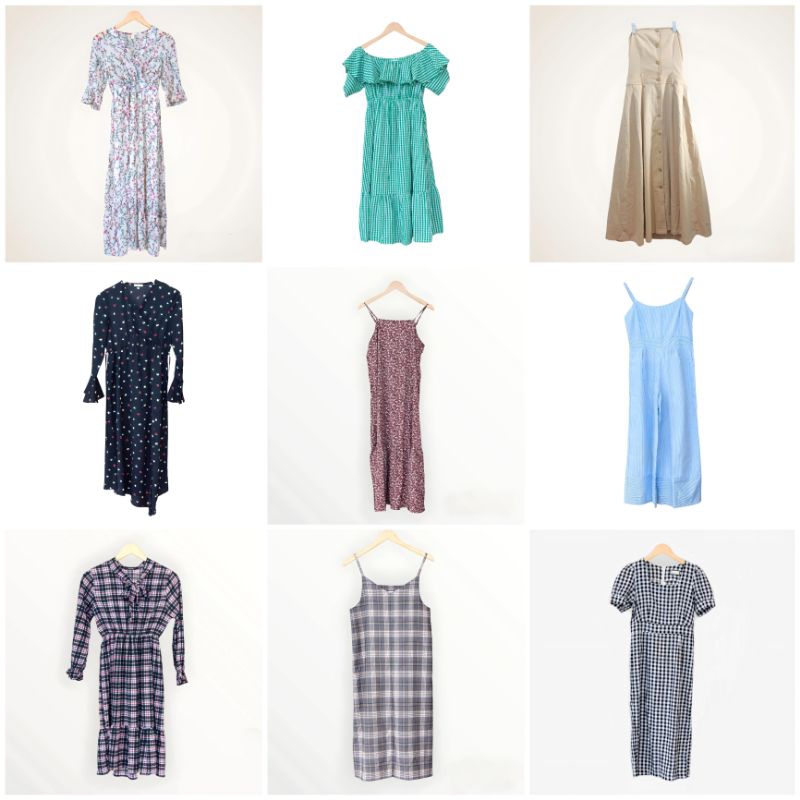 [READY STOCK] Dress Vintage Korea Premium Floral