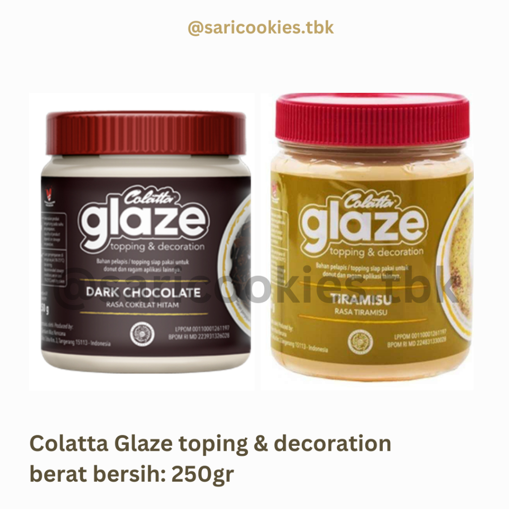 

colatta glaze 250gr | kemasan botol