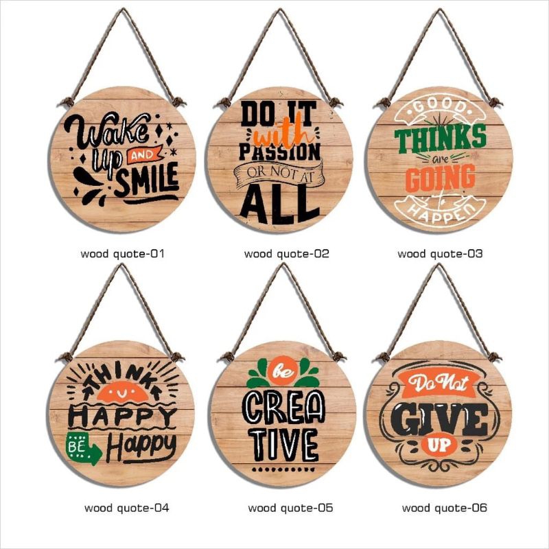 Walldecor Hiasan Pajangan Dinding Wood Quotes Hiasan Cafe