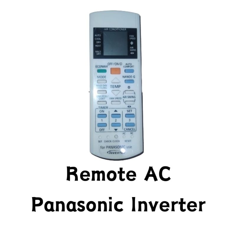 Remote AC Panasonic inverter universal