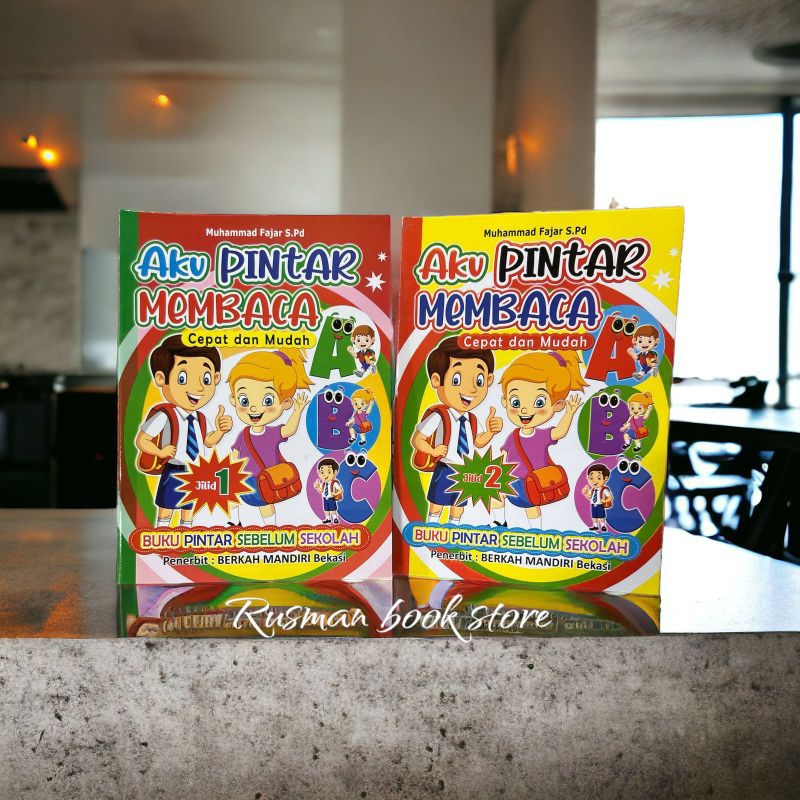 buku aku pintar membaca jilid 1 dan 2