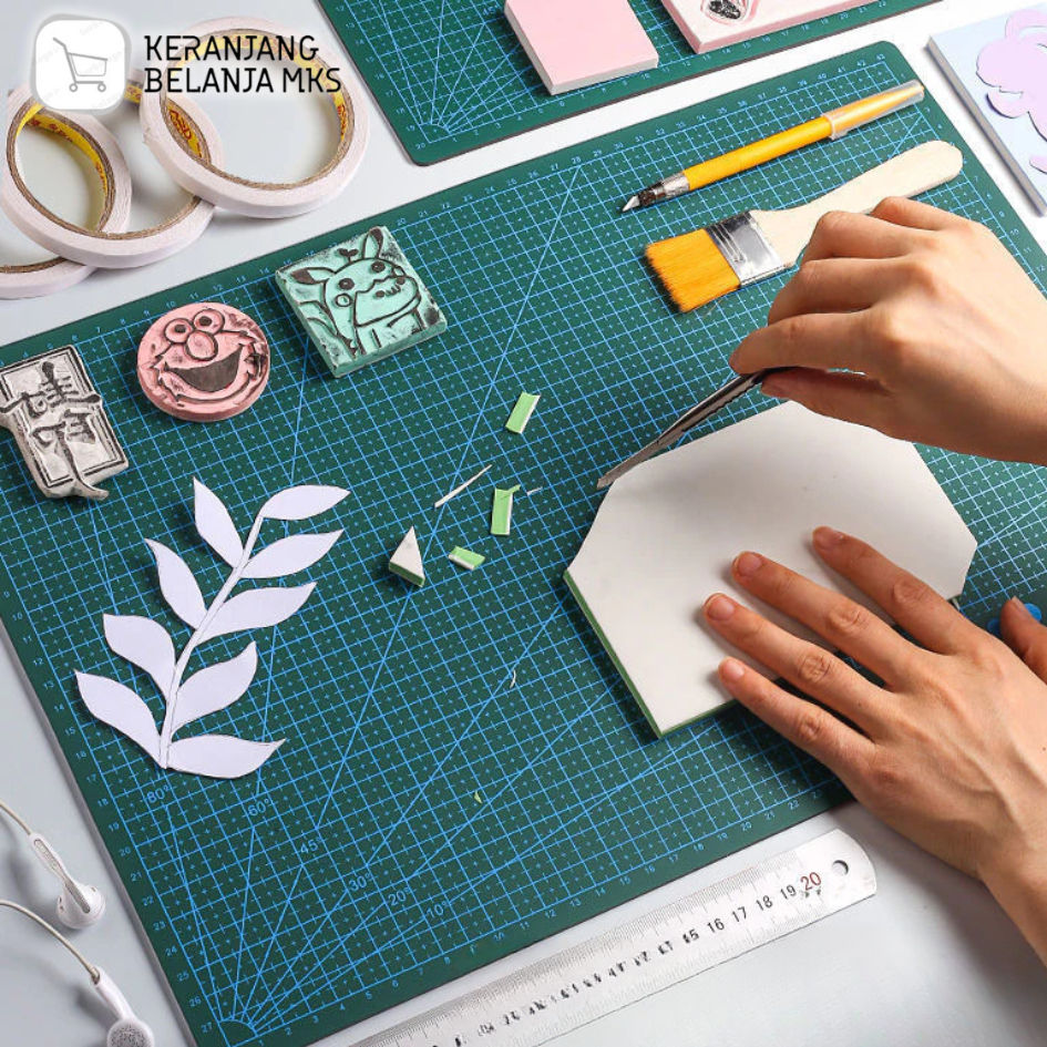 

Alas Potong Ukuran A2 PVC Cutting Mat Cutting Pad Board Alat DIY