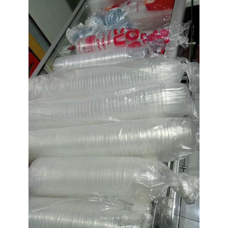 cup puding + tutup/ cup agar 65ml 100ml 120ml  (50 PCS)