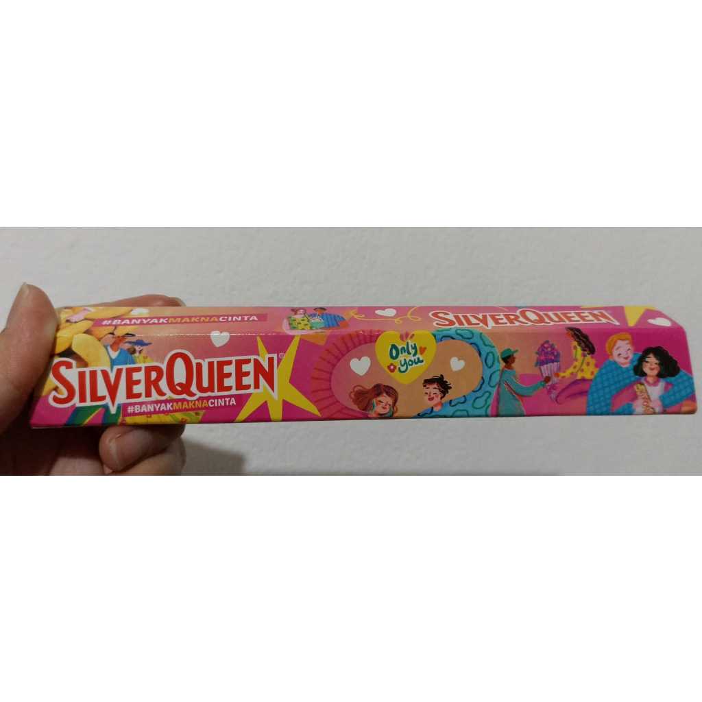 

silver queen Chunky bar cashew 95 gram Valentin cokelat Silverqueen coklat